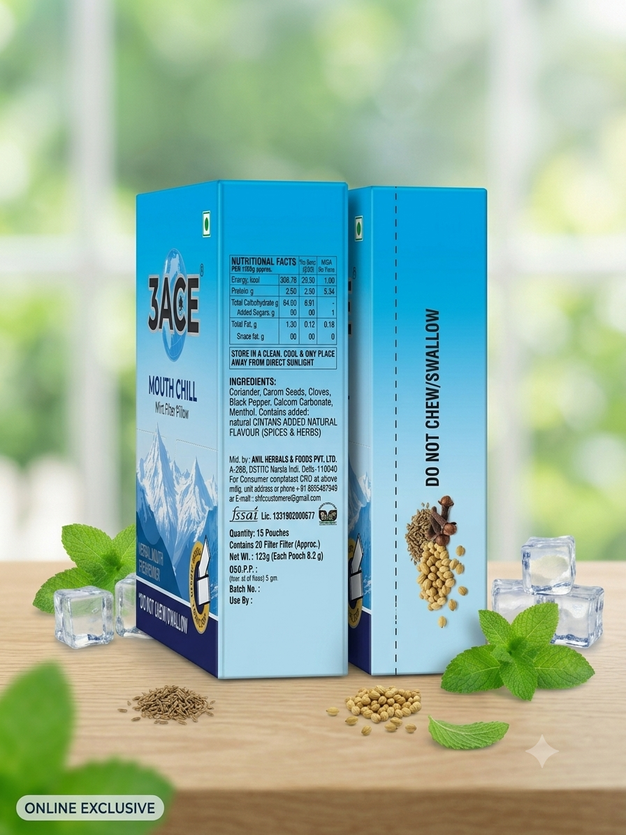 3ACE Mouth Chill 1+1 BOX LIMITED OFFER