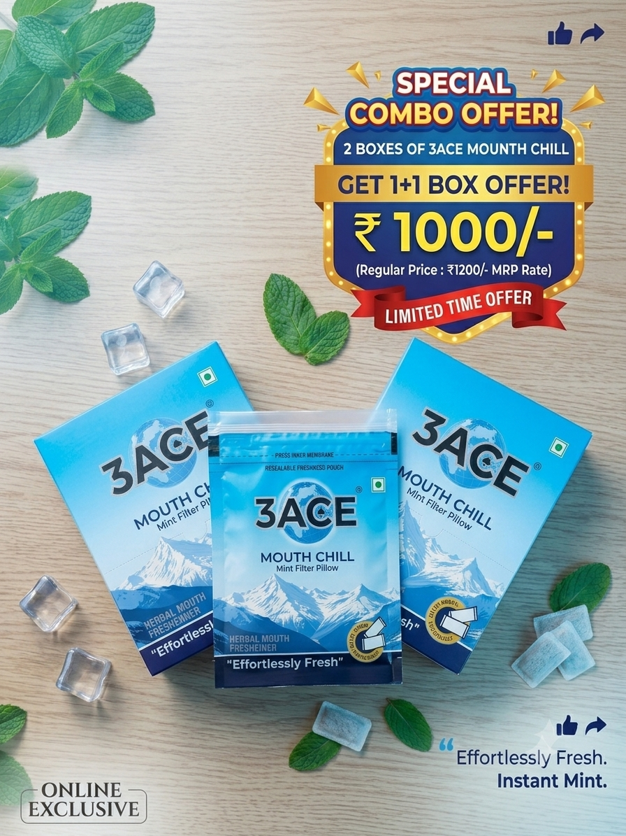 3ACE Mouth Chill 1+1 BOX LIMITED OFFER