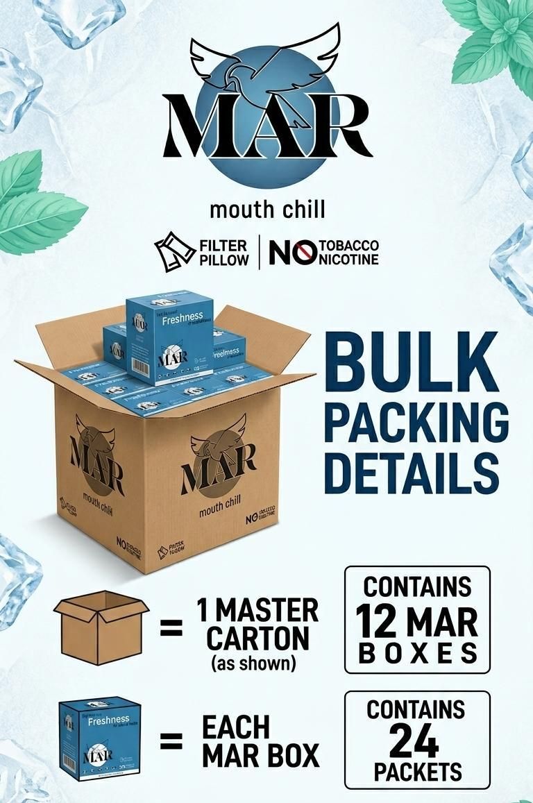 MAR MOUTH CHILL FRESHNESS CARTON BOX