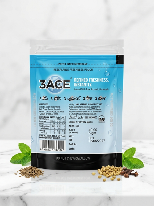 3 ACE - REFINED FRESHNESS, INSTANTLY - 1 PCS