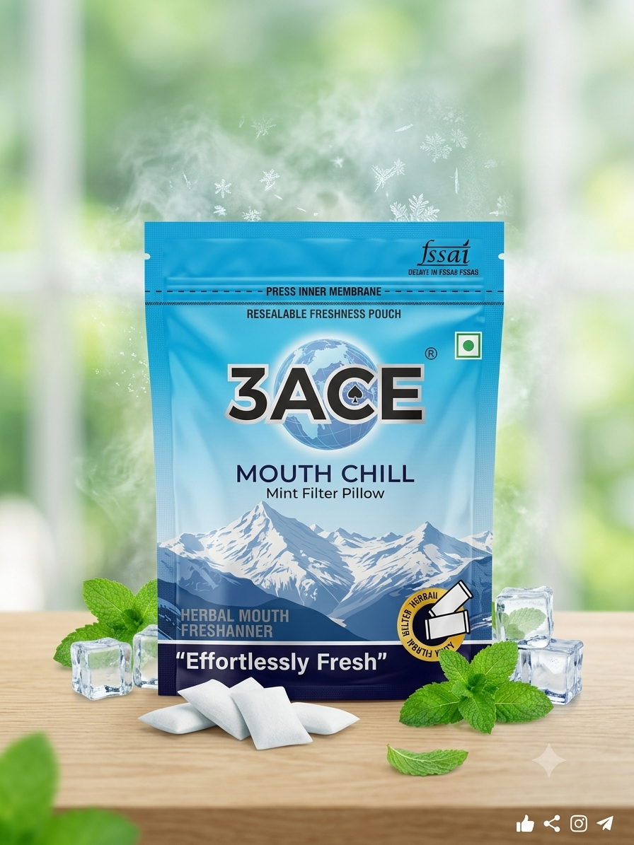 3 ACE - REFINED FRESHNESS, INSTANTLY - 1 PCS